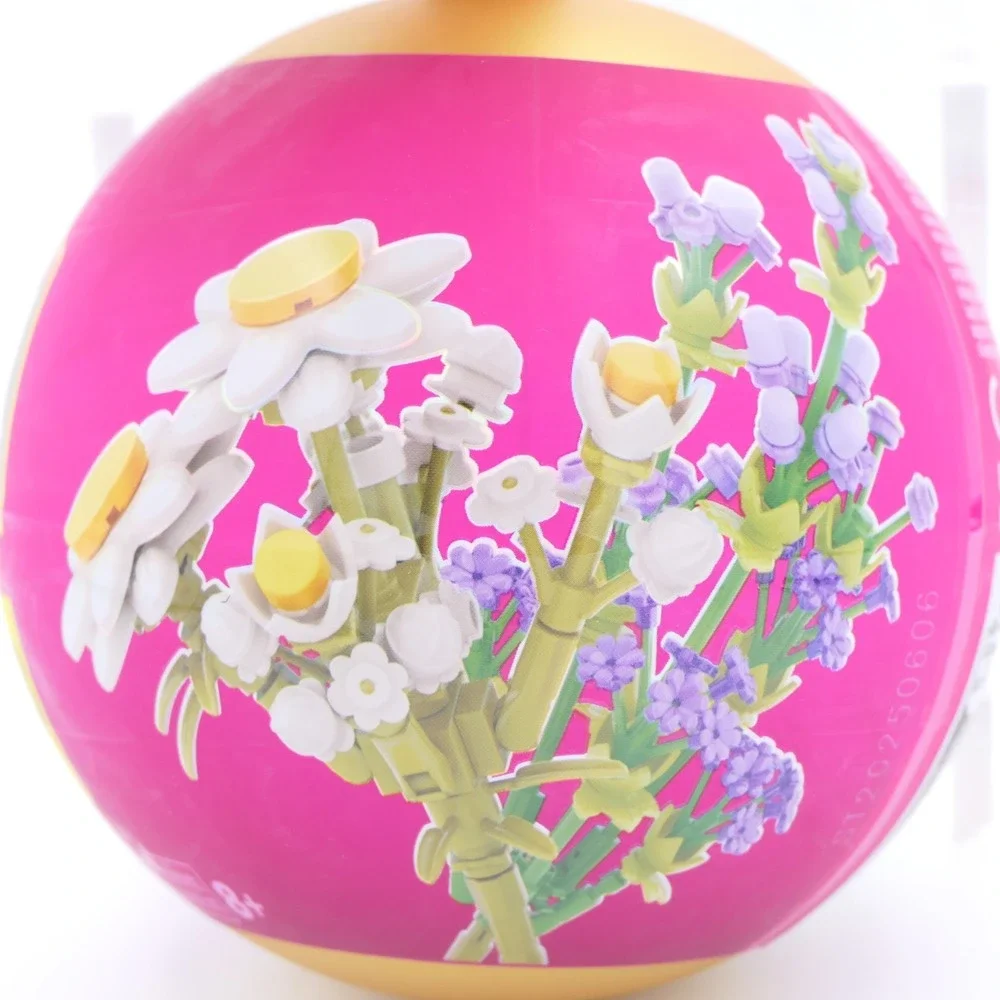 Zuru MAX Flowers Collection Capsule Building Toy 4 Pack - 204/212/232/243 Pcs